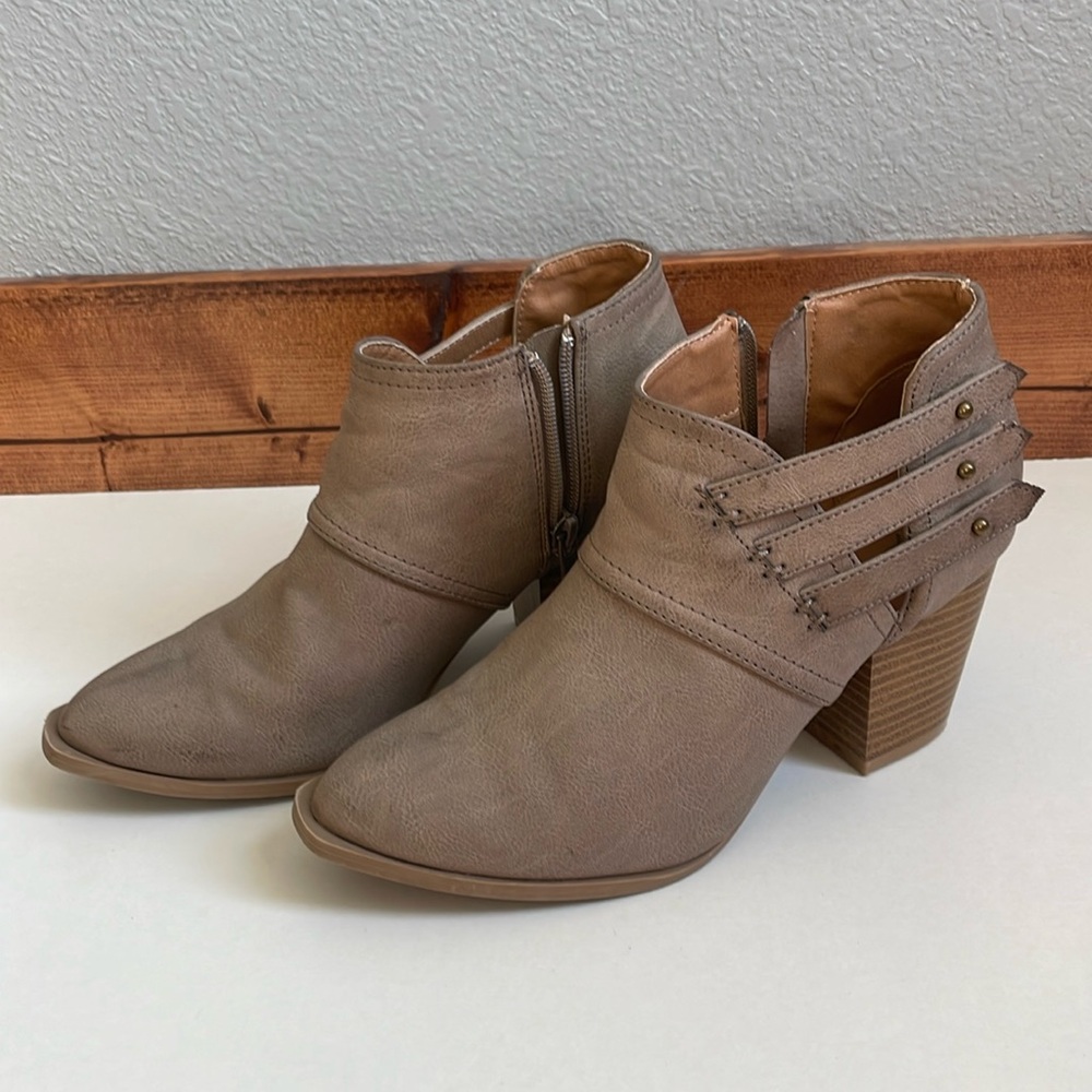 Tan Booties